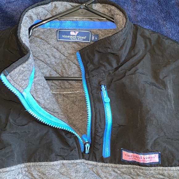 Vineyard Vines | Pull over | Shep Shirt | Quarter Zip | Quilted | Charcoal | - Picture 3 of 3